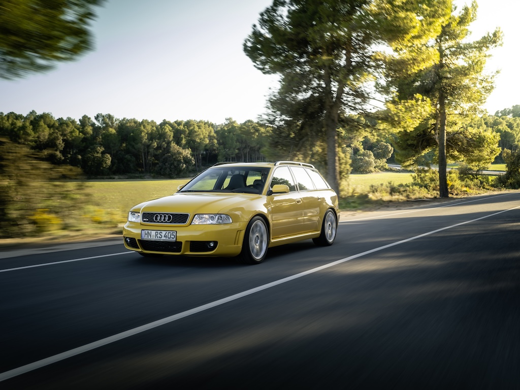 Audi RS 4 Avant i 25 års jubilæumsudgave
(Foto: Audi Sport)